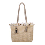 Veala | Nieuw Gevlochten Raffia Strandtas - Zomers Chic