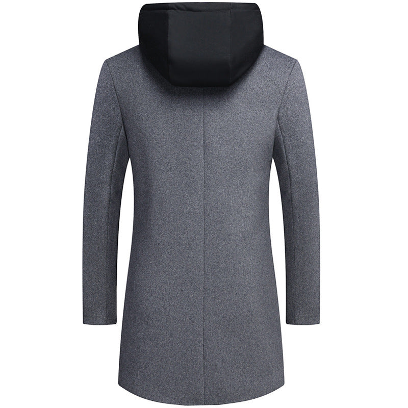 Veala | Lange wollen mantel voor heren- 2024 mode