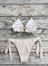 Veala | Strandklare witte chique bikini