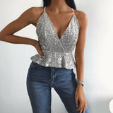 Veala | Luxe Crop Top met Pailletten